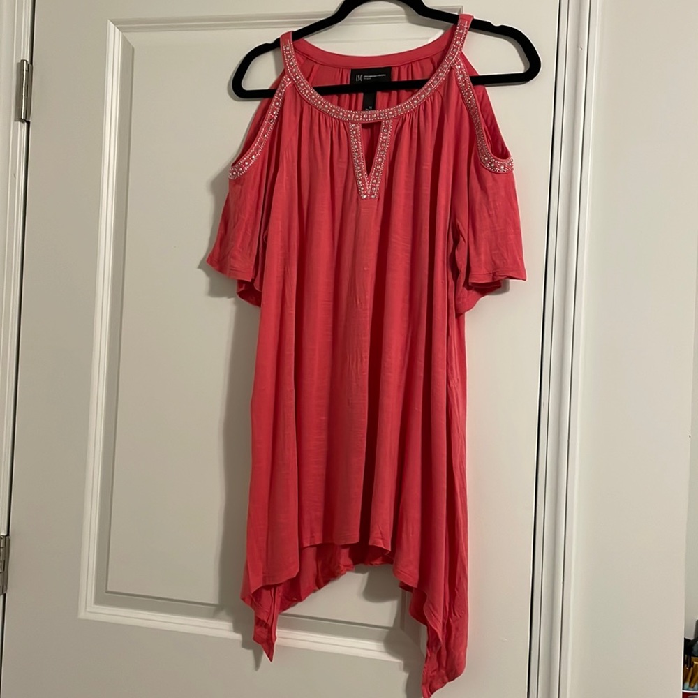 INC-International Concepts Cold Shoulder Top